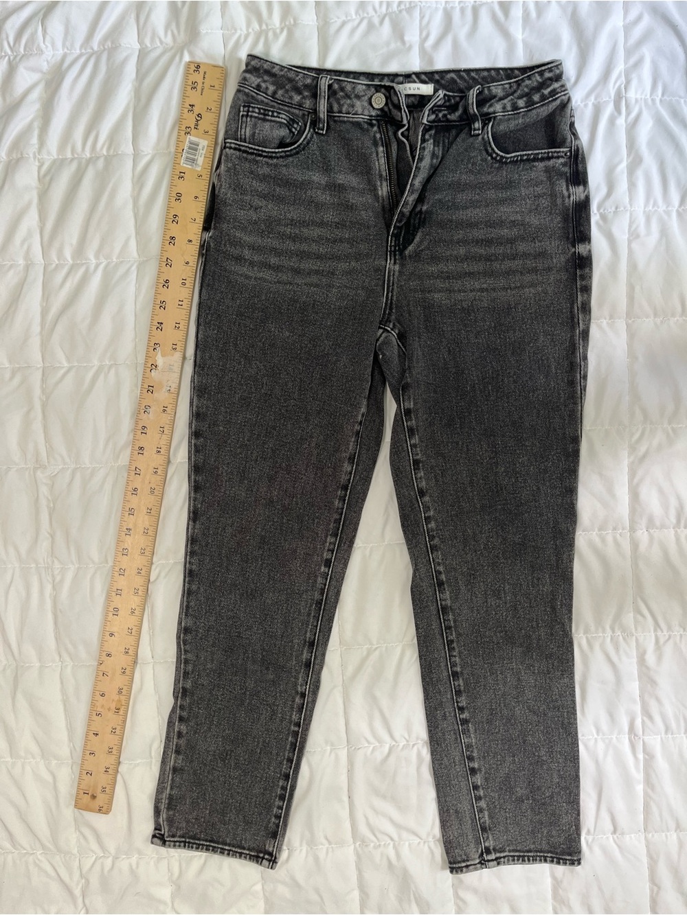 Women’s PacSun High-Rise Washed Charcoal Skinny Jeans size 26